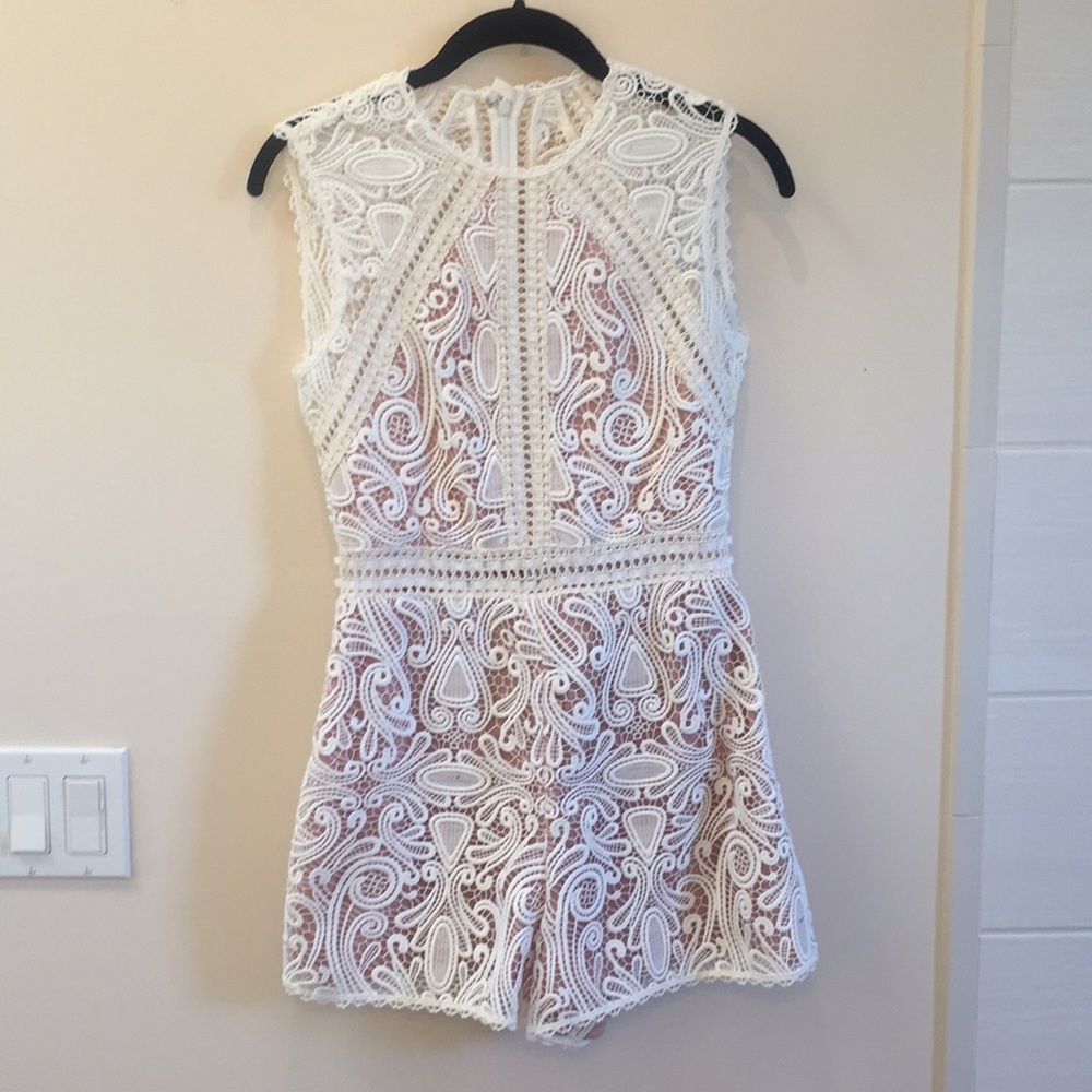 Alexis White Romper